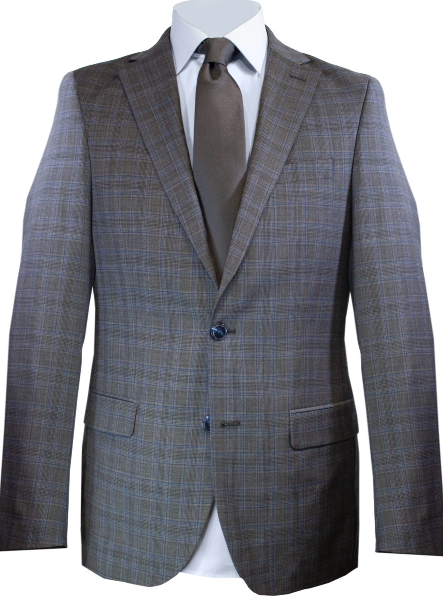 Costume Gris Carreaux