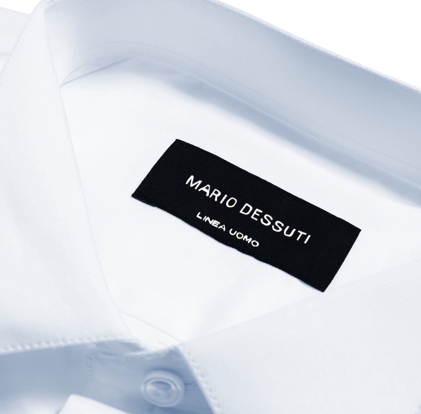 Chemise Blanche Col Cassé Regular – Poignet Mousquetaire