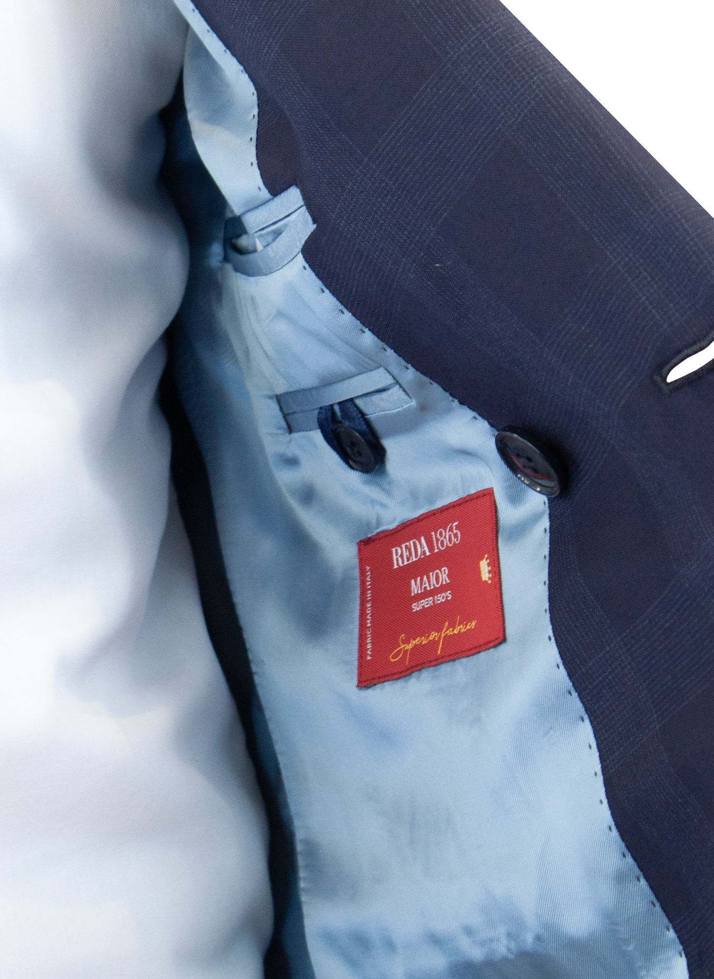 Costume Croisé Marine à Motif Prince de Galles