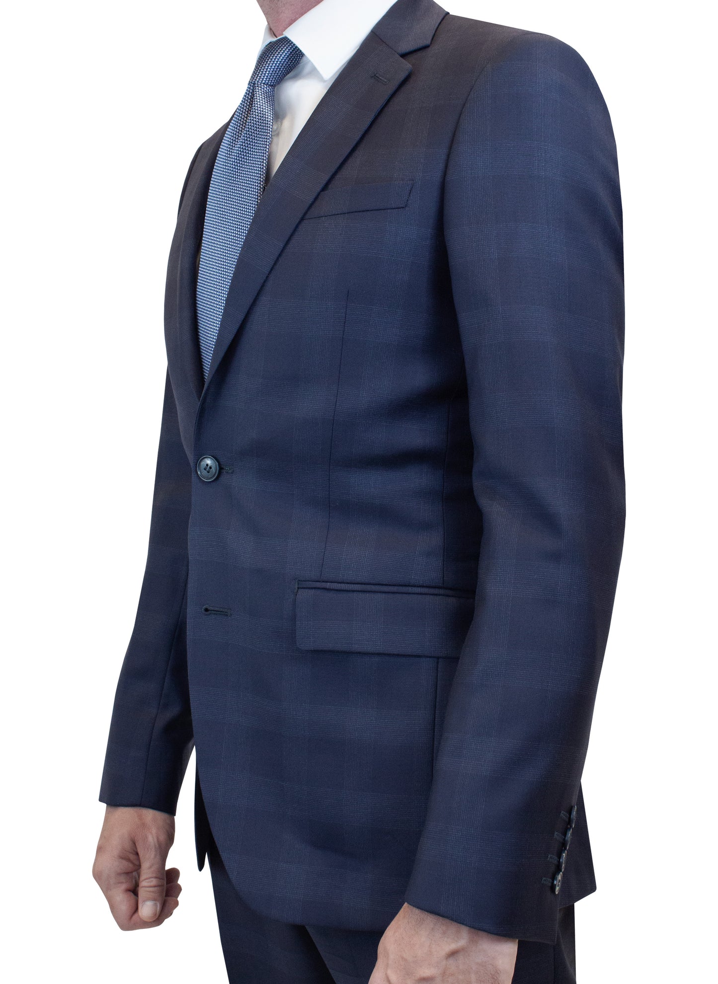 Costume Marine à Motif Prince de Galles