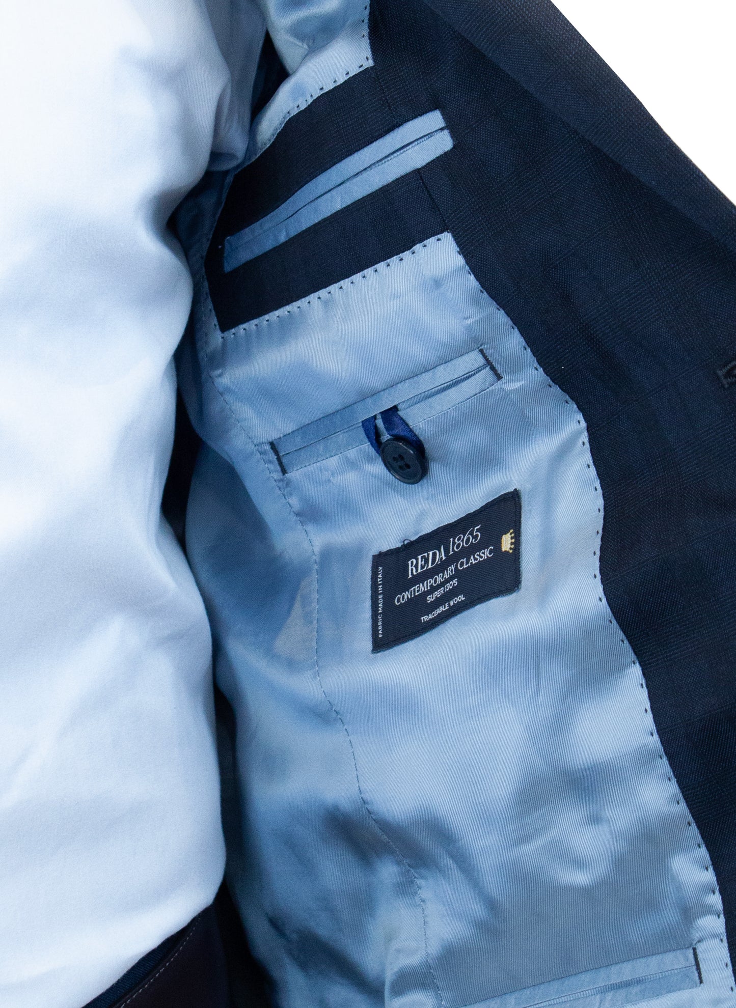 Costume Pétrole à Motif Prince de Galles