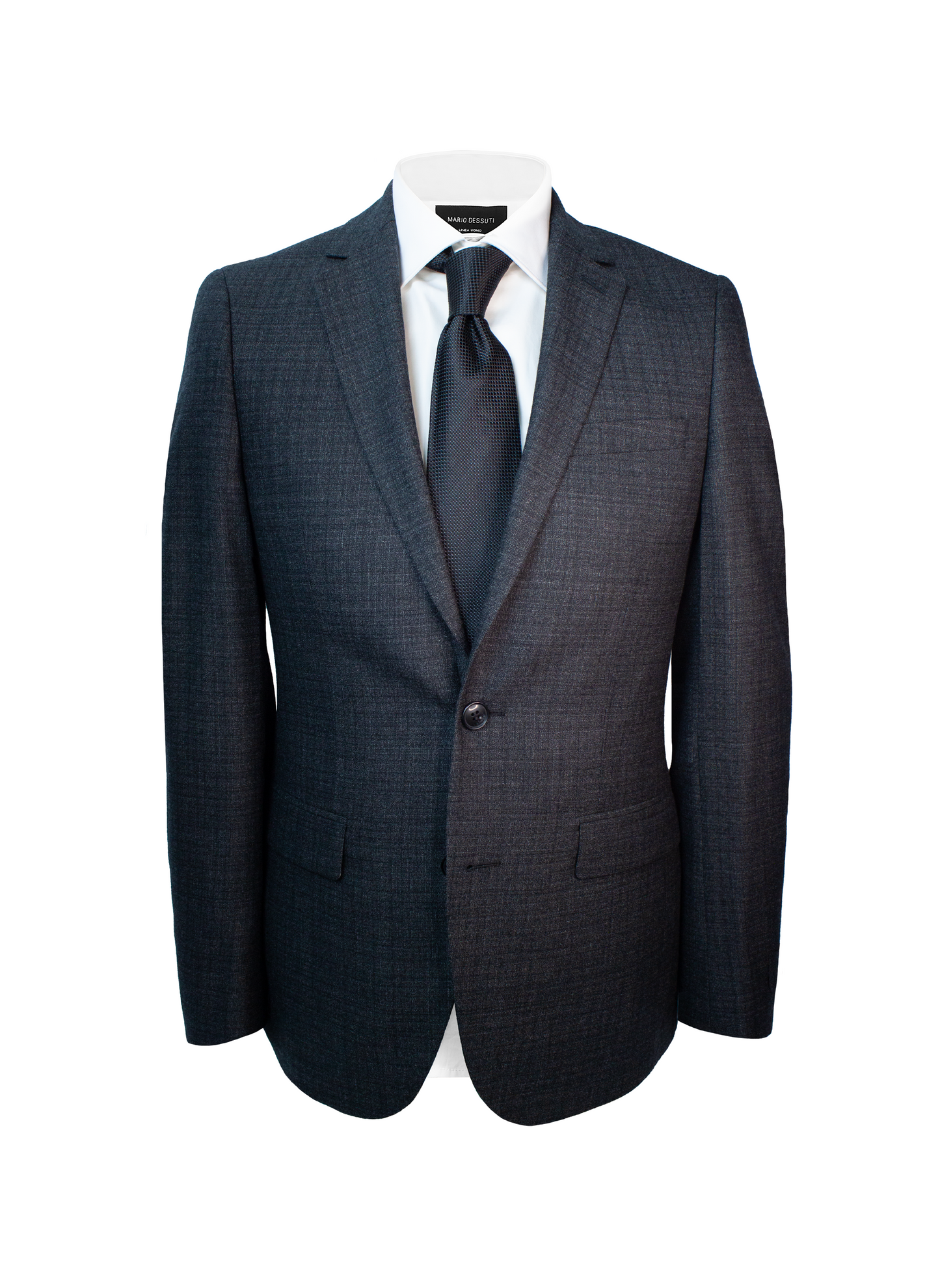 Costume Anthracite Fil-à-Fil