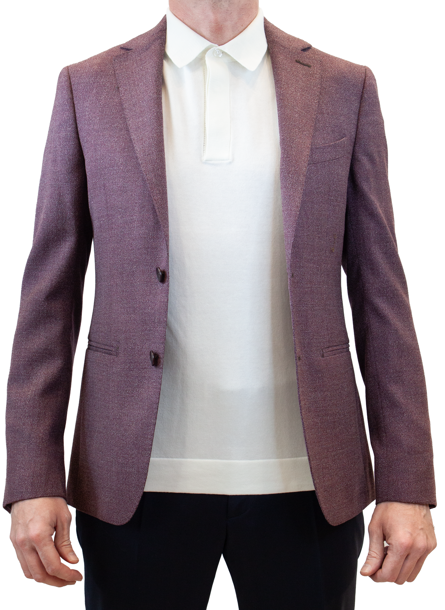 Veste Nattée Raisin