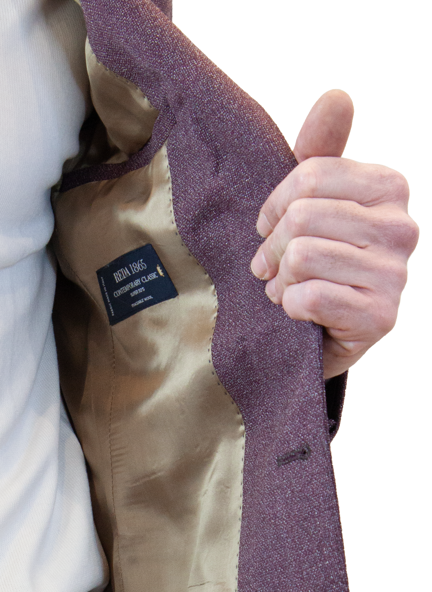 Veste Nattée Raisin