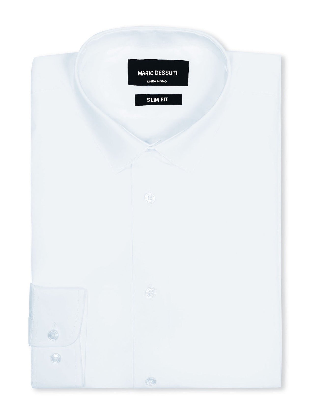 Chemise Blanche Petit Col Slim Fit - Main Image