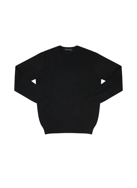 Pull Noir - Col Rond