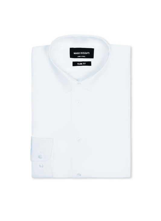 Chemise Blanche Petit Col Slim Fit