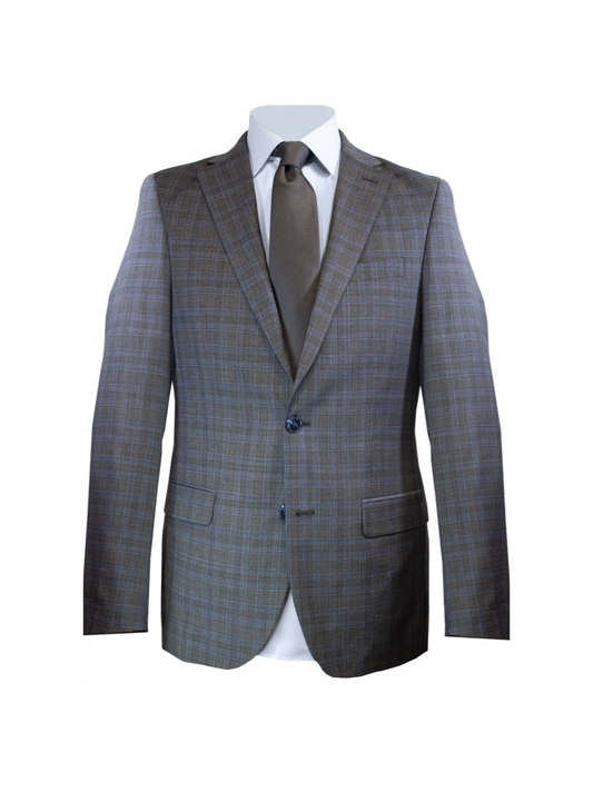 Costume Gris - Motifs carreaux