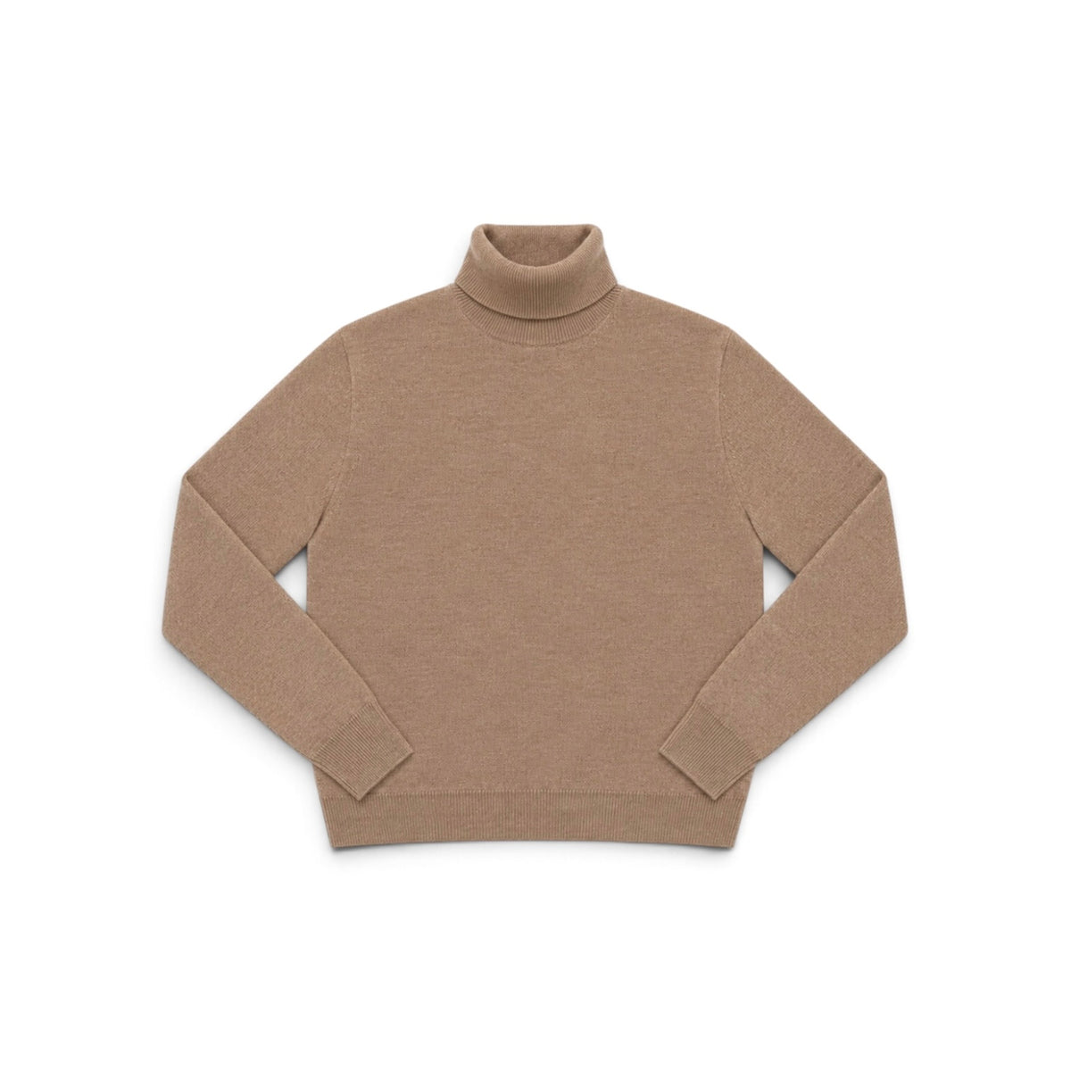 Pull Beige - Col Roulé