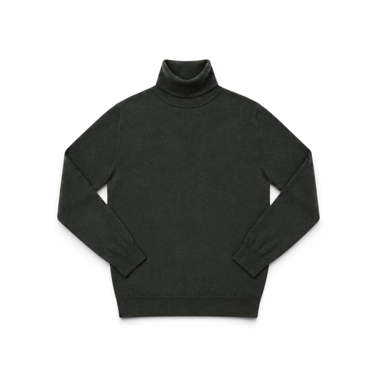 Pull Kaki - Col Roulé